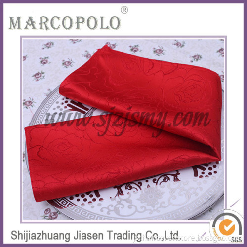 100 plain cotton red hotel napkin/natural linen napkins/dinner cloth napkins